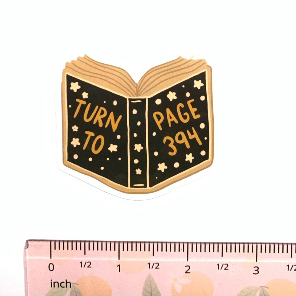 Book Vinyl Sticker - Picture 2 of 2